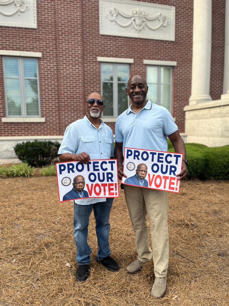 Young Democrats march