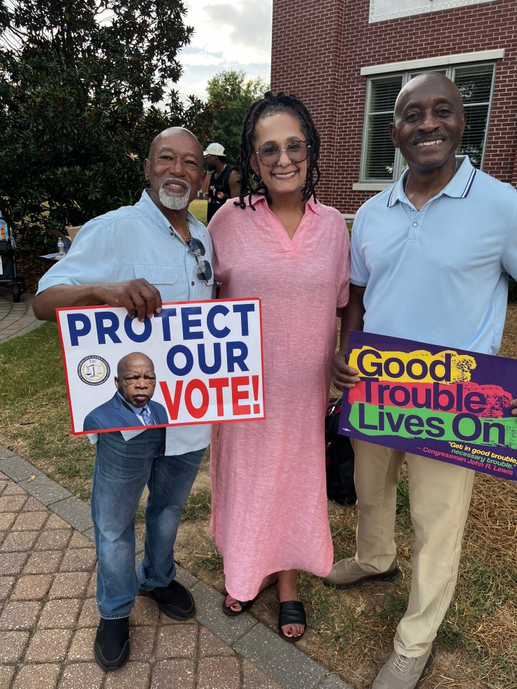 Good Trouble march in Snellville