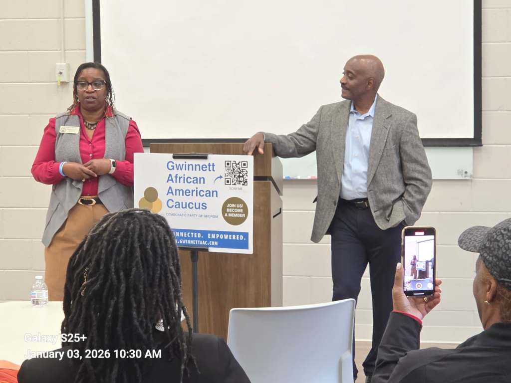 GA State Representative Dorreen Carter and Ray Harvin