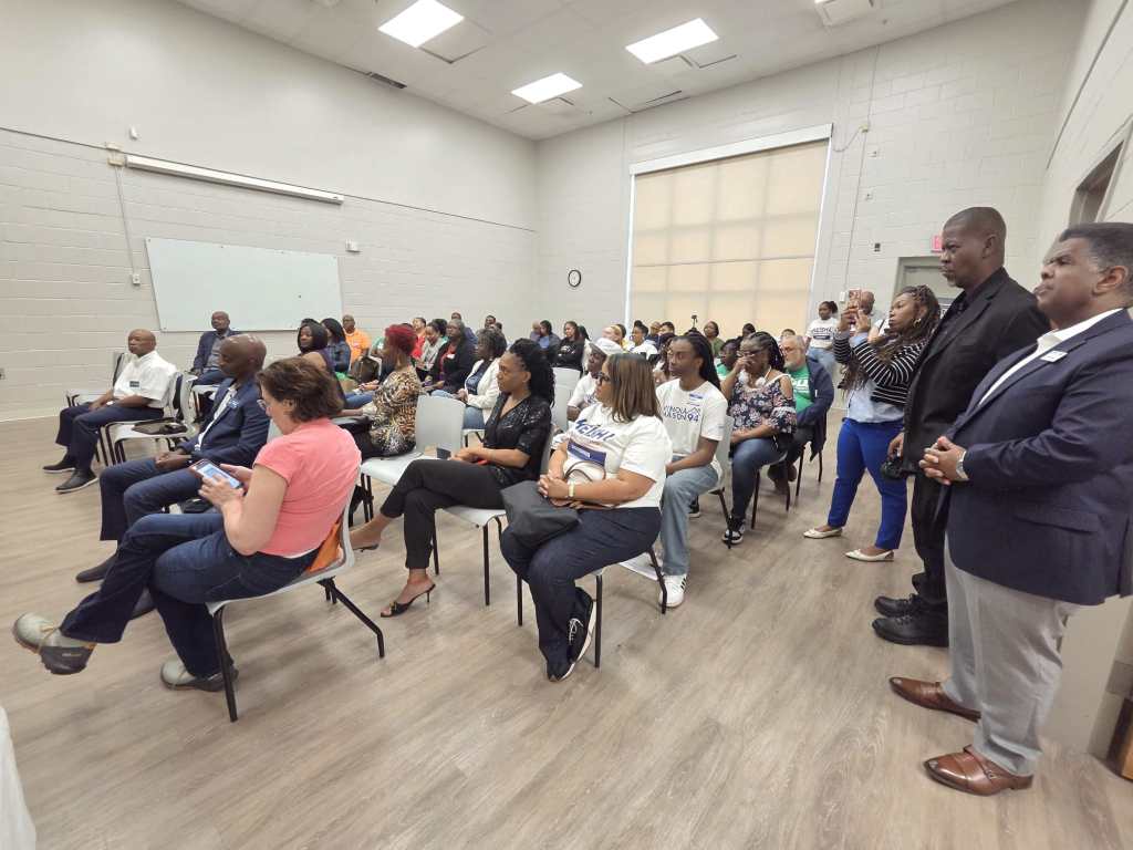 The Crowd at the April 2026 meeting listening to Keisha Lance Bottoms